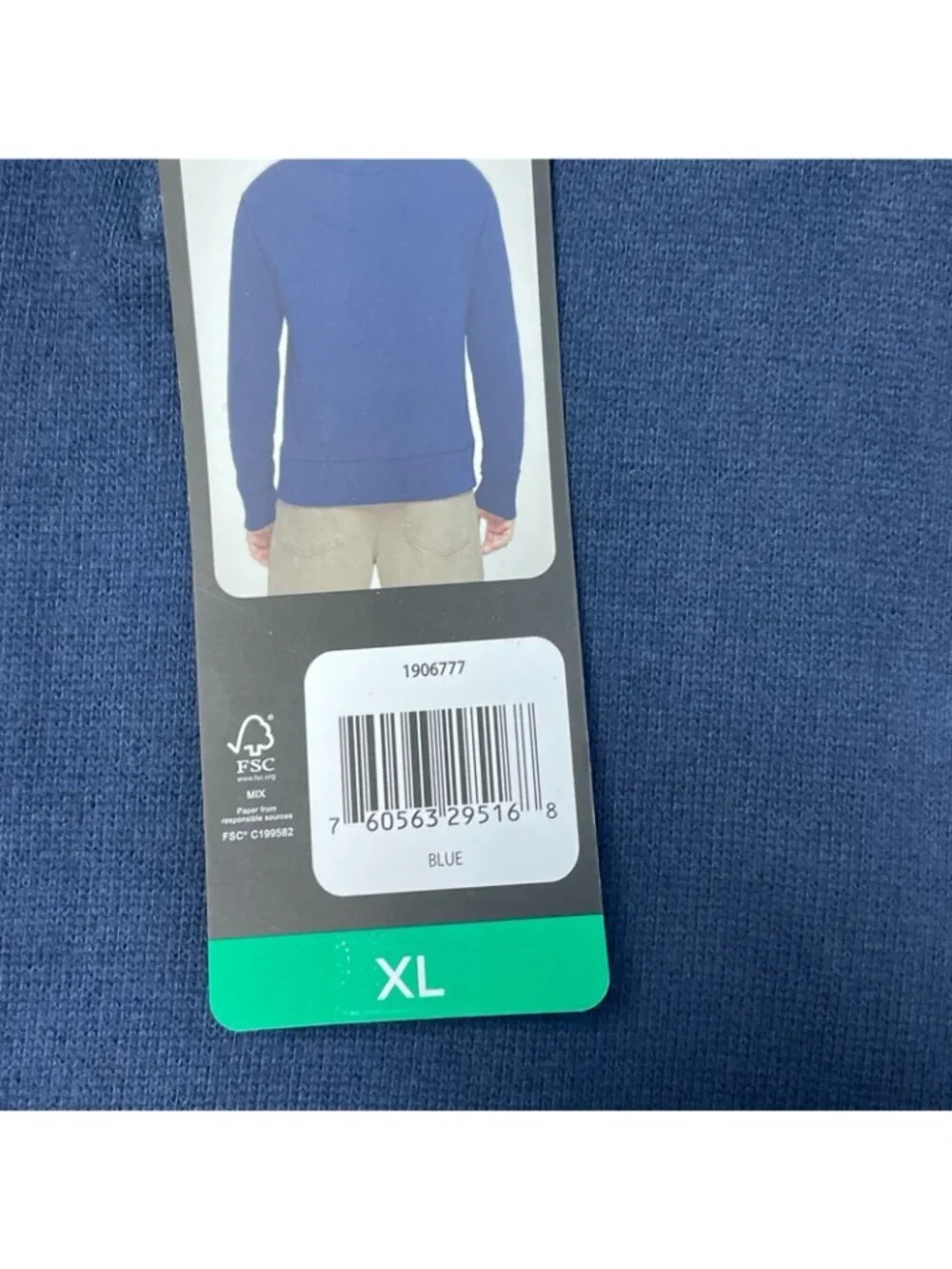Banana Republic Men's XL Navy Half-Zip Pullover Sweatshirt d1639